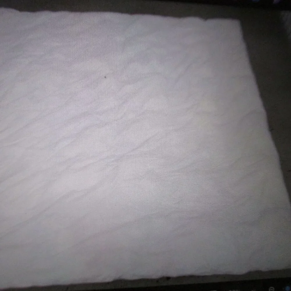 LAURA ASHLEY Queen White Cotton Goose Down Duvet 83 x 84